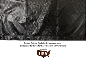 9" X 14.25" Made in USA Easy Open Poop Bags Dog Waste Bags, 18 Refill Rolls, 270 Bags