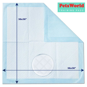 Gigantic Dog Training Pads, 36 in X 36 In, 150-Count, Disposable, Ultra-Absorbent, Heavy-Duty
